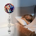 thumbnail image 3 of Battery Operated Decor Clocks Non-Ticking Silent Clocks Personalized Wall Clock with Photo for Bathroom,Office,Living Room-Colorful Lion Face Portrait Vector Illustration Art(12inch), 3 of 4
