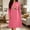 Hot Pink, variant on Xdegoge Womens Fall Nightgown Long Sleeve Sleepwear Coffee Cup Graphic Sleep Dress Autumn Thanksgiving Casual Lounge Pajamas Comfortable Nightshirts Gowns