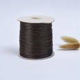 thumbnail image 3 of 175 Yards 1.5MM Brown Wax Beading Cord Polyester Waxed Macrame Thread Round Smooth Soft Lanyard Rope Braid Bracelet String Leather Cords for Jewelry Making Necklace Decorations Crafts Supply, 3 of 9