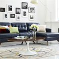 thumbnail image 3 of Allora 48" Oval Coffee Table in Walnut, 3 of 5