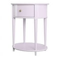 thumbnail image 2 of Home Square Plywood End Table with Lower Shelf in Lavender - Set of 2, 2 of 3