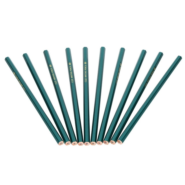 Graphite Pencil 10Pcs Wood Graphite Practicing Calligraphy Pencils Sketching Writing Hexagonal Graphite Drawing Pencil