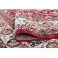 thumbnail image 6 of Traditional 5x8 Area Rug (5'3'' x 7'3'') Oriental Red, Cream Living Room Easy to Clean, 6 of 9