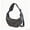 Black, variant on Denim Hobo Bag for Women, Vintage Washed Denim Crossbody Bag, Lightweight Crescent Shoulder Bag with Adjustable Strap, Small Casual Denim Purse Sling Bag for Daily Travel Shopping