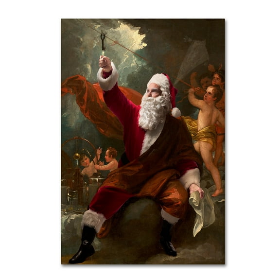 Trademark Fine Art 'West-Ben Franklin' Canvas Art by Ed Wheeler