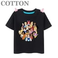 thumbnail image 3 of T-shirt d'Été en Coton Mode Princesse Animée Multi-Styles pour Enfants Col Rond Manches Courtes Motif Imprimé 2023112110-Bleu Ciel 140, 3 of 5