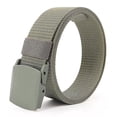 thumbnail image 4 of Cinturón militar para hombres, cintura táctica ajustable para viajes al aire libre con hebilla de plástico para pantalones de talla grande hasta 170cm, 4 of 5