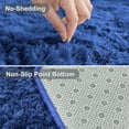thumbnail image 6 of GPED Fluffy Area Rug,6x9 ft Soft Shaggy Rugs Fluffy Carpets, Non-Skid Plush Area Rugs for Living Room Bedroom Decor（Blue）, 6 of 7