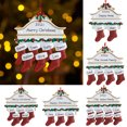 thumbnail image 2 of Adorno navideño personalizado para árbol de Navidad, para repisa de chimenea, para grupos familiares, 2021, colgante navideño, 2 of 5