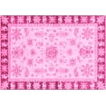 thumbnail image 1 of Ahgly Company Indoor Rectangle Oriental Pink Traditional Area Rugs, 2' x 5', 1 of 4