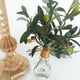thumbnail image 4 of RomaMX 5pcs Fake Olive Branch Fake Green Plants Artificial Olive Ramas Boda Decoración, 4 of 7