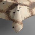 thumbnail image 3 of Cute Hedgehog Pattern Rectangle Tablecloth 60"x84",Waterproof Polyester Rectangle Table Cloth, Wipeable Spillproof Polyester Tablecloth for Dining, Camping, Indoor and Outdoor, 3 of 5