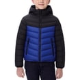 thumbnail image 2 of Ruyang Teen Boys Winter Quilted Puffer Jacket Girls Padded Warm Coat Mock Neck Zip Up Lightweight Hooded Down Outerwear, 2 of 8
