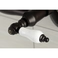 thumbnail image 4 of Kingston Brass KS512ORB Kingston Two-Handle 2-Hole Wall Mount Bar Faucet in Oil Rubbed Bronze, 4 of 8