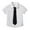 White, variant on YOUYEDIAN Boys Button Down Oxford Shirt Short Sleeve Formal Uniform Dress Shirts Standard Fit Summer Kids Clothing (Green, 4-5 Years)