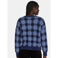 thumbnail image 3 of 99 Jane Street Women's V-Neck Cardigan Sweater with Long Sleeves, Midweight, Sizes XS-XL, 3 of 5