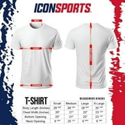 Icon Sports Real Madrid Officially Licensed Poly T-Shirt Jersey Football Club Soccer [Medium]