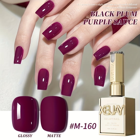 XEIJAYI 15ml  Gel Polish - Bright Nail Art With Alcohol-Free/LED Soak-Off Gel For Salon & DIY, Japanese-Korean Style Nail Designs, Nail Care, DIY Nail Design,