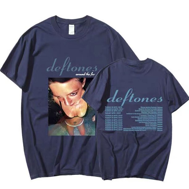 Camiseta de algodón con estampado estético para hombre y mujer, camisa con diseño de moda, Hip Hop, Deftones, Verano xuanjing unisex