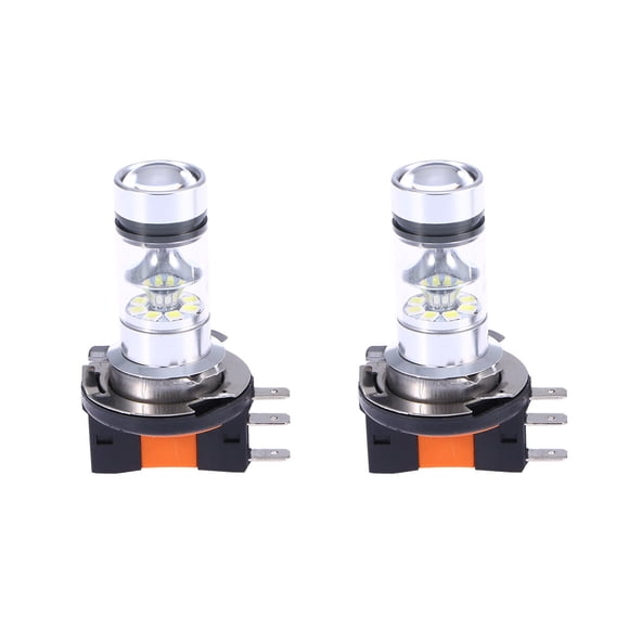 EeaseMX Par de 20 bombillas LED H15 de 100 W, luces antiniebla, luces de cruce y luces de circulación diurna para coche (luz blanca)