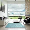 thumbnail image 6 of Ahgly Company Indoor Rectangle Contemporary Blue Green Abstract Area Rugs, 7' x 10', 6 of 6