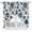 SteelBlue, variant on Navy Blue Floral Kitchen Window Curtains, Swag Curtains Valance for Bedroom Living Room Bathroom, Spring Retro Botanical Flowers Rod Pocket Window Treatment Curtain Block Drapes 2 Panels 36"x36"