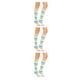 thumbnail image 5 of Qarigey 1 par de calcetines a rayas hasta la rodilla de arcoíris transpirables, calcetines antideslizantes flexibles, botas, medias para disfraz de Type1 NO1 Qarigey CBP288834, 5 of 6