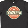 thumbnail image 4 of Inktastic Cowboy Vintage Logo Youth T-Shirt, 4 of 5