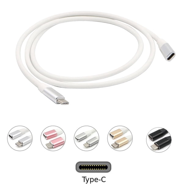 Cable de carga Cables de extensión Tipo C Macho a Hembra Cable de extensión USB C Extensor de cable Tipo C Extensor Tipo C