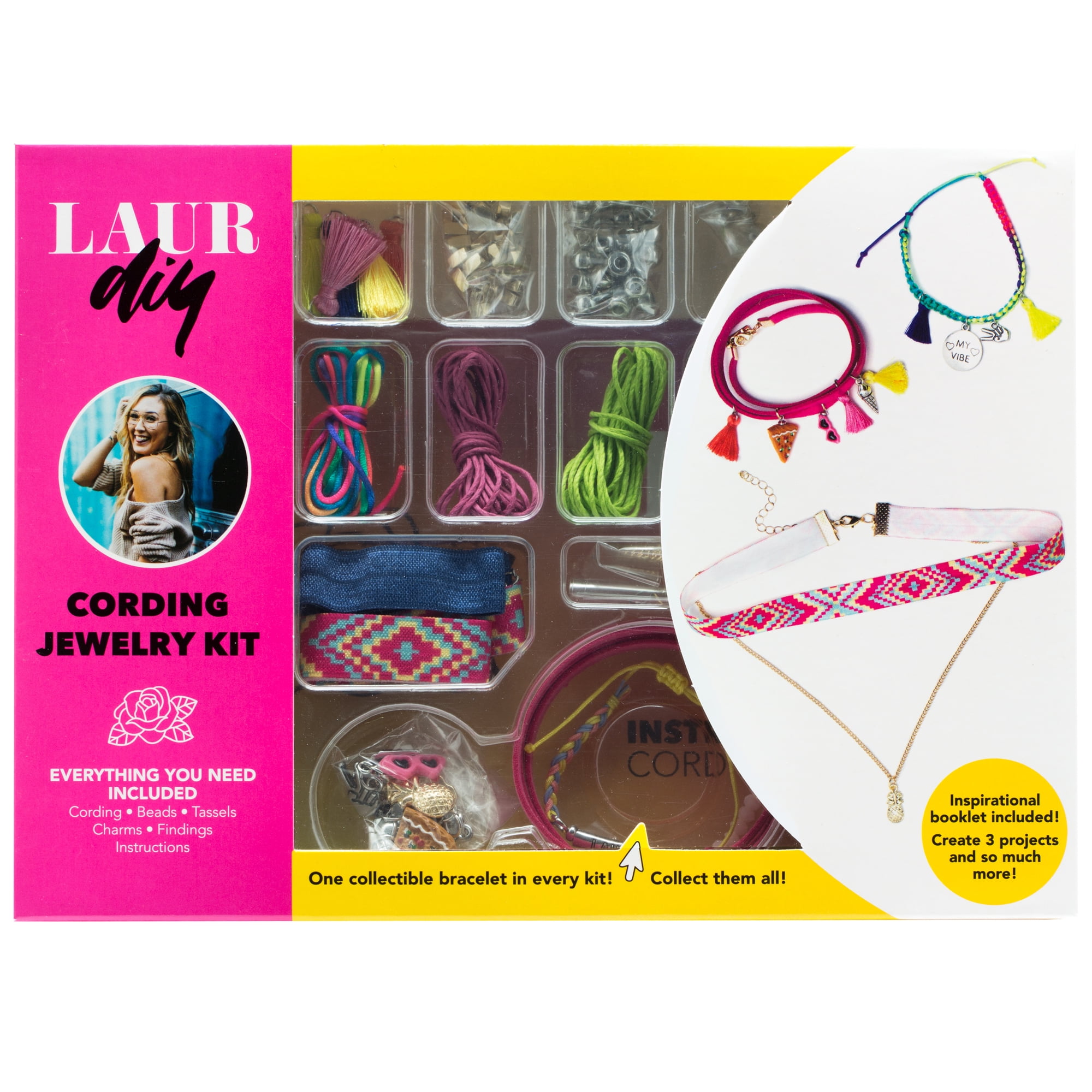 LaurDIY Cording DIY Jewelry Kit - Walmart.com - Walmart.com
