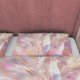 thumbnail image 3 of Juego de cama de hojas de cristal de colores Funda nórdica boho, edredón de plumas holográfico, 3 of 6