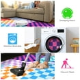 thumbnail image 6 of Lochas Checkered Area Rugs Checkerboard Rug Plaid Carpet for Living Room Bedroom Home Decor,2'x3',Multicolor, 6 of 6