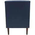thumbnail image 5 of Mainstays Kinley Lounge Arm Chair, Navy Polyester Fabric, 5 of 6