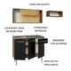 thumbnail image 4 of Cocina Integral Completa Modular Madesa Emilly Con Tarja MN 06, 4 of 10