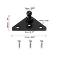 thumbnail image 2 of Unique Bargains 2 Set 10mm Car Ball Studs Mounting Brackets for Gas Struts, 2 of 5