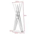 thumbnail image 7 of Posh Living Kayliana  Marble Base Freestanding Coat Rack Gold, 7 of 7