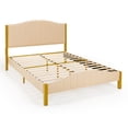 thumbnail image 3 of YYAo Gold Queen Size Bed Frame with 4 Drawers, Adjustable Headboard, Strong Frame, Slat Support, No Box Spring Required, 3 of 3