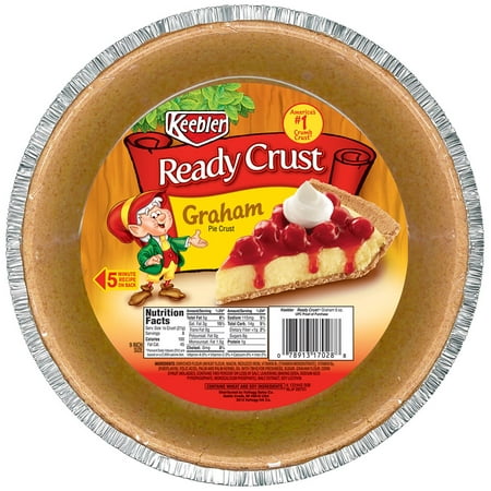 (3 Pack) Keebler Ready Crust Pie Crust, Graham, 6 (Best Shortbread Pie Crust Recipe)