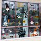 thumbnail image 2 of 8 adhesivos para ventanas de Halloween, calabaza, fantasma, zombi, adhesivos para ventanas para decoraciones de ventanas de Halloween, 2 of 5