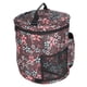 thumbnail image 2 of Bolsa de lana cilíndrica con estampado para guardar hilo, organizador de tejido hecho a mano., 2 of 14