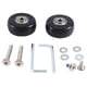 thumbnail image 2 of 55X18mm Set of 2 Luggage Suitcase Replacement Wheels,PU Swivel Caster Wheels Carbon Steel Bearings Repair Kits, 2 of 5