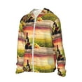 thumbnail image 2 of Kll Red Wine Glasses Print Men'S Women’s Upf 50+ Sun Protection Outdoor Hoodie Jacket Long Sleeve Fishing Hiking Performance Shirt- Medium, 2 of 8