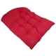 thumbnail image 3 of Cesta colgante para silla columpio, cojín grueso para asientos, para el hogar y el jardín, 80x120cm, color rojo vino, 3 of 14