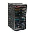 thumbnail image 6 of Mind Reader 10-Drawer Desk Organizer for Office Supplies, Crafts, Mail Sorting & More, Metal Mesh, Black, 6 of 10