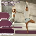 thumbnail image 4 of Open Box Fitvids 1/2" Thick High Density Exercise Yoga Mat, Carrying Strap, 4 of 7