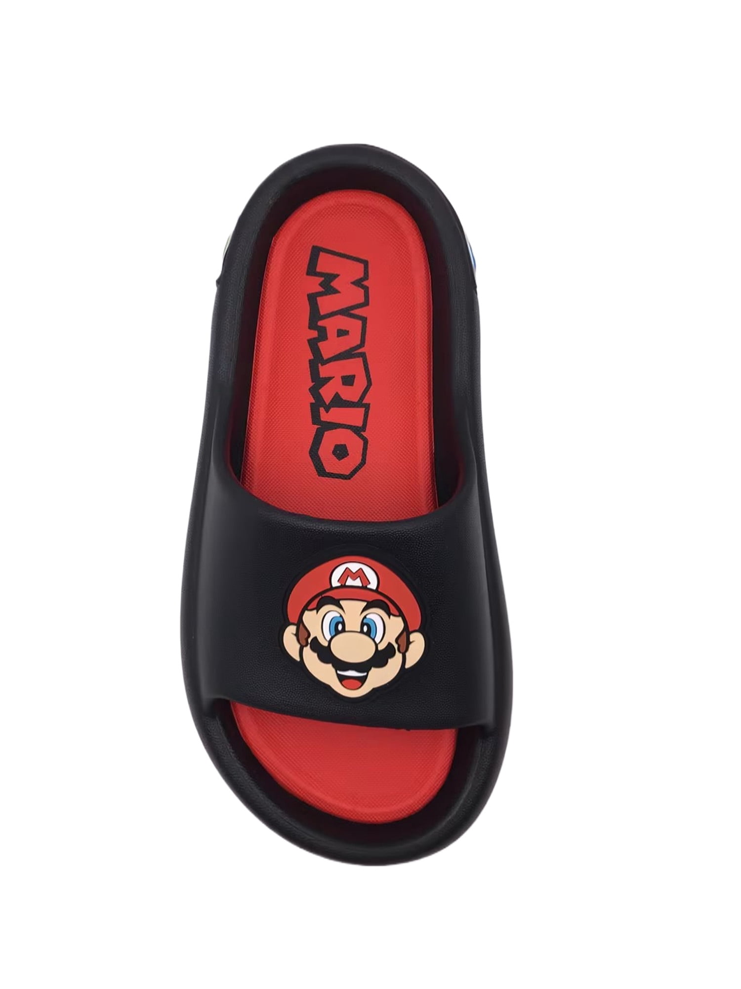 Nintendo Super Mario Little & Big Boys Comfort Slide Sandal
