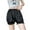 Black B, variant on IROINNID Bloomers Underwear For Women Below Hip Thin Anti-exposure Outside Loose Flower Breathable Solid Color Panties
