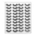 thumbnail image 4 of Pestañas postizas, 20 pares, 6D, pestañas postizas naturales, pestañas postizas de aspecto llamativo, 4 of 10