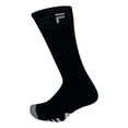 thumbnail image 2 of Calcetas Fila Crew Negro Logo Largas Negro Único, 2 of 4