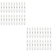 Eease 40 Pcs Clear Crystal Chandelier Icicle Prisms Candelabra Replacement Parts